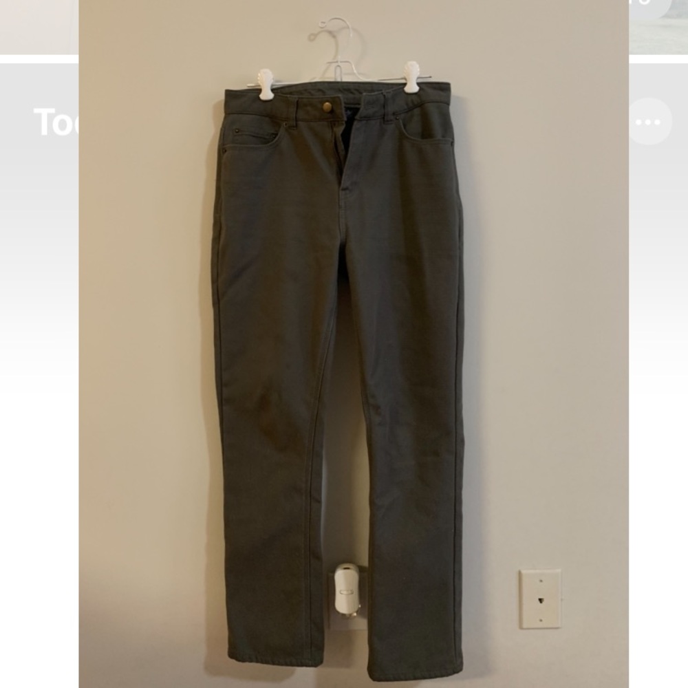 Mountain and Isles Fleece Lined Canvas Pant